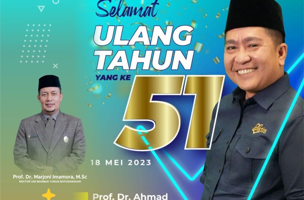 Selamat Ulang Tahun ke 51 Tahun