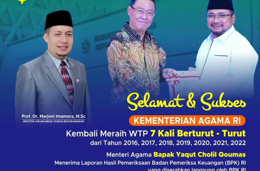 SELAMAT DAN SUKSES KEMENTERIAN AGAMA RI