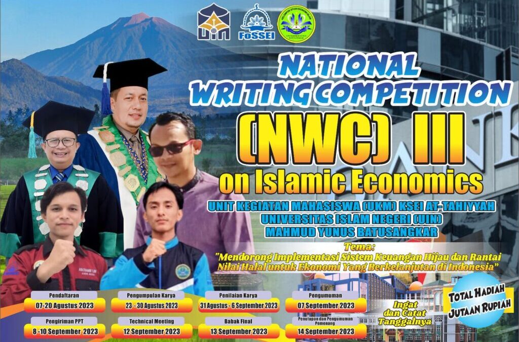 NATIONAL WRITING COMPETITION [NWC] III On ISLAMIC ECONOMI