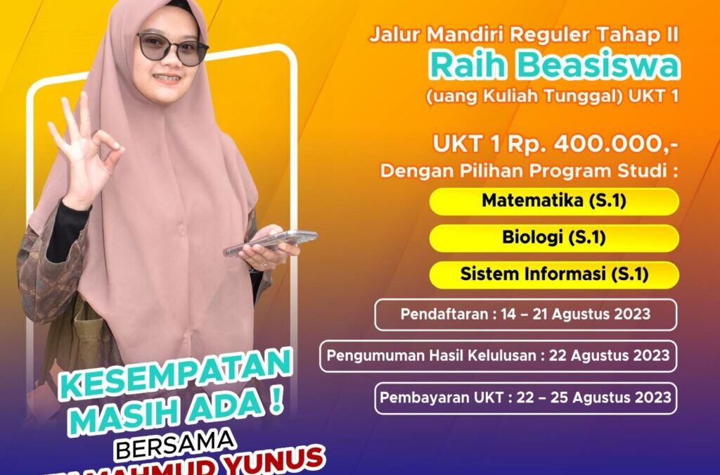 RAIH BEASISWA UKT 1