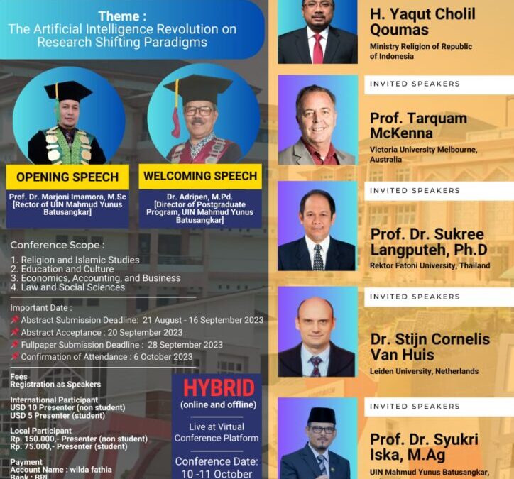 THE 8TH BATUSANGKAR INTERNATIONAL CONFERENCE [BIC] 2023