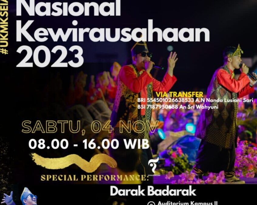 Seminar Nasional Kewirausahaan Tahun 2023 Special Darak Badarak