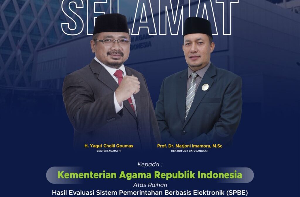 SELAMAT kepada KEMENTERIAN AGAMA