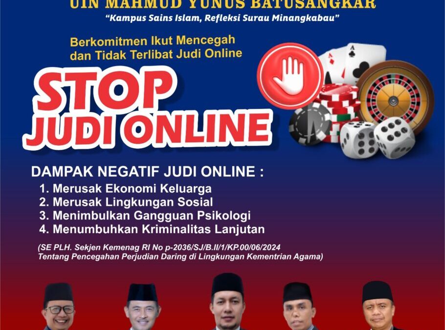 STOP JUDI ONLINE
