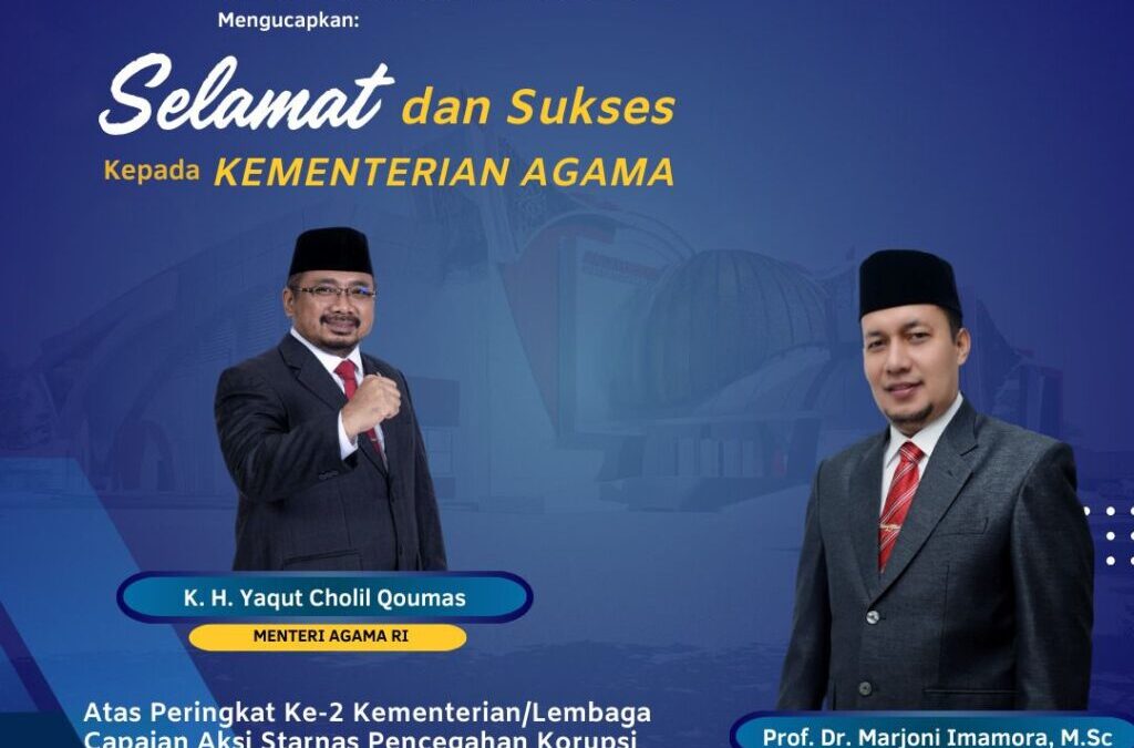 Selamat Dan sukses Kepada Kementerian Agara Republik Indonesia