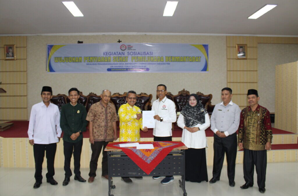 FEBI UIN Mahmud Yunus Batusangkar dan KPID Sumatera Barat Jalin Kerjasama untuk Mewujudkan Penyiaran Sehat, Pemilukada Bermartabat