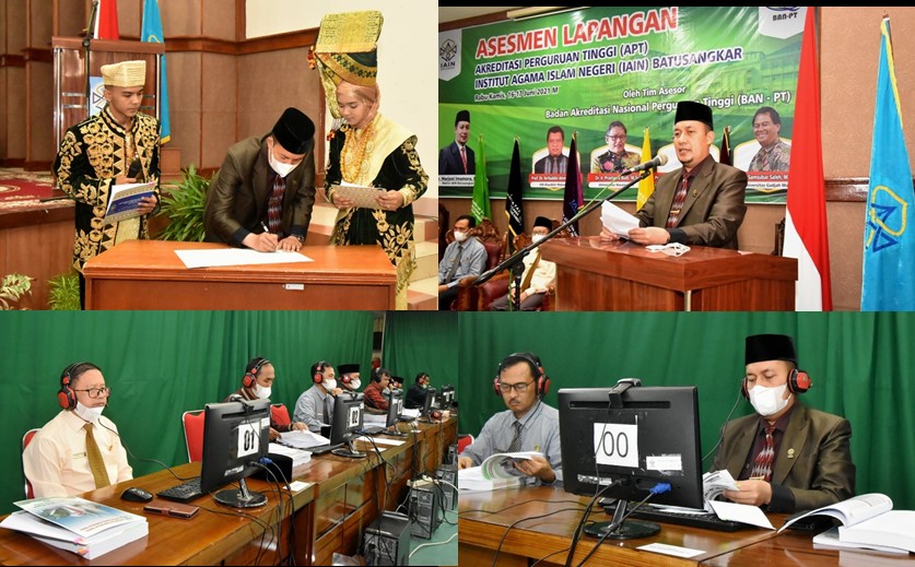 Menuju Unggul, Kampus IAIN Batusangkar Lakukan Asesmen Lapangan Oleh BAN-PT