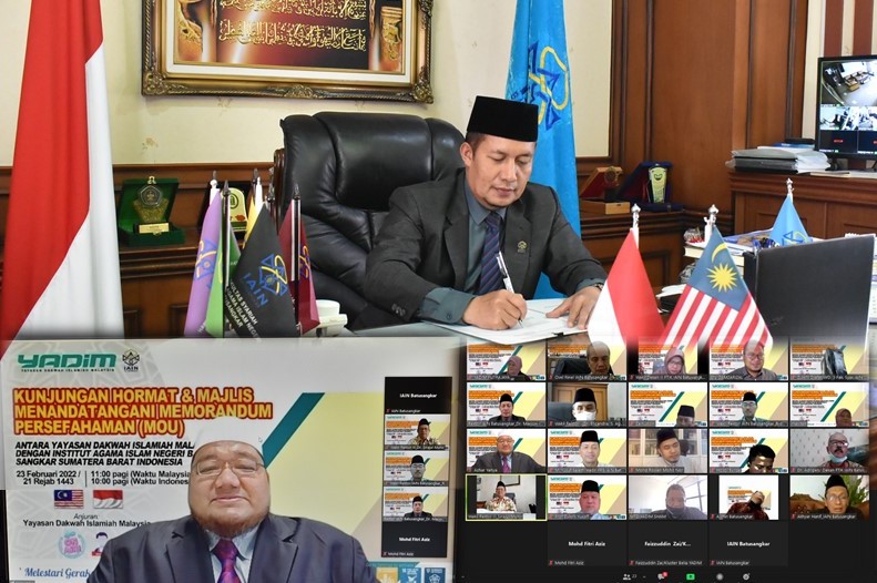 Yayasan Dakwah Islamiah Negeri Jiran Malaysia “Yadim” Gandeng IAIN Batusangkar Semarakan Dakwah Serumpun