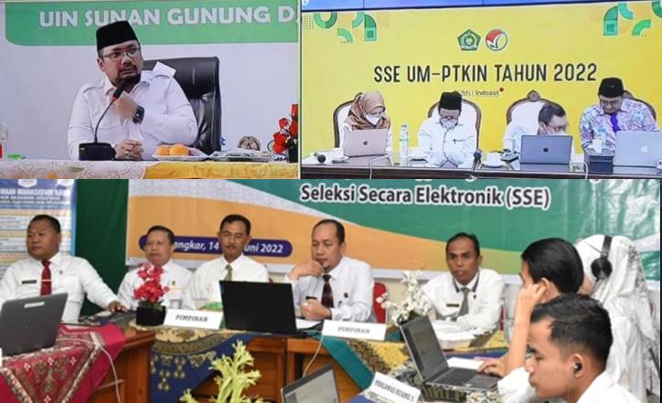 Menag Tinjau Ujian SSE UM-PTKIN 2022, Peserta Ujian di UIN Mahmud Yunus Spesial Tahun ini