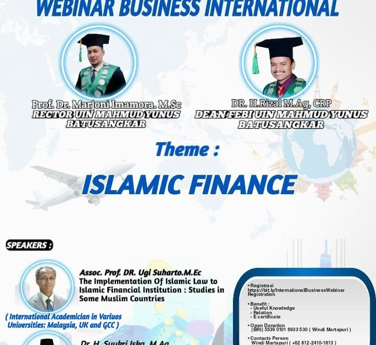 Webinar Business International oleh HMJ Manajemen Bisnis Syariah