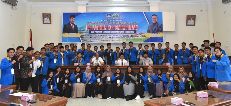 60 Mahasiswa UIN MY Batusangkar ikuti Pelatihan Kepemimpinan: ini Pesan Warek III