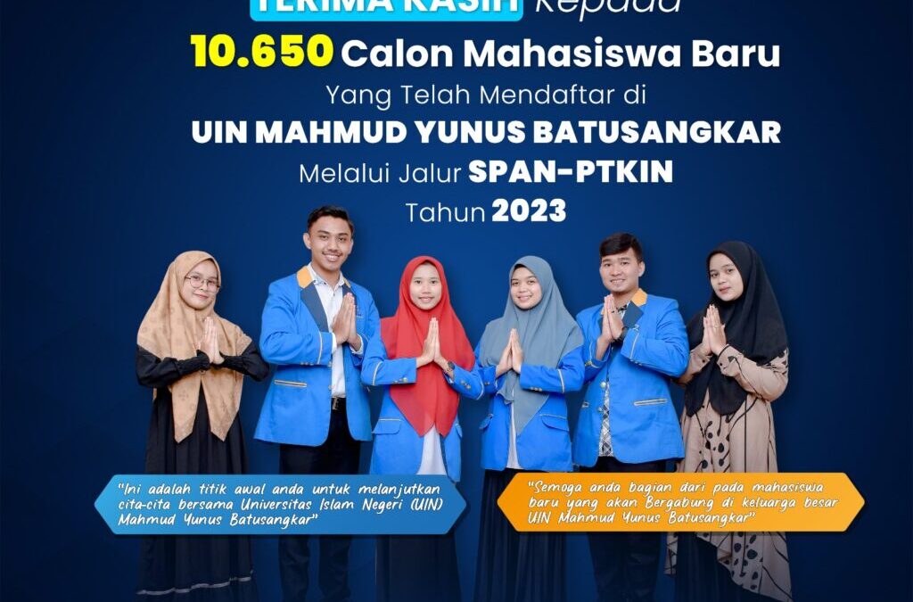 Terimakasih Kepada calon mahasiswa/i