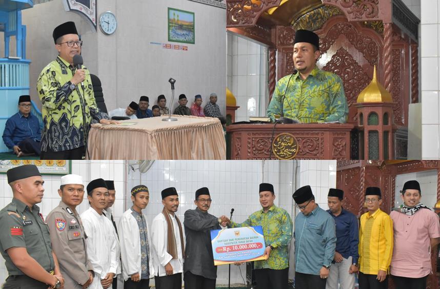 Dukung Satu Rumah Satu Hafiz, Rektor UIN MY Batusangkar Pimpin Tim XI Safari Ramadhan Tanah Datar