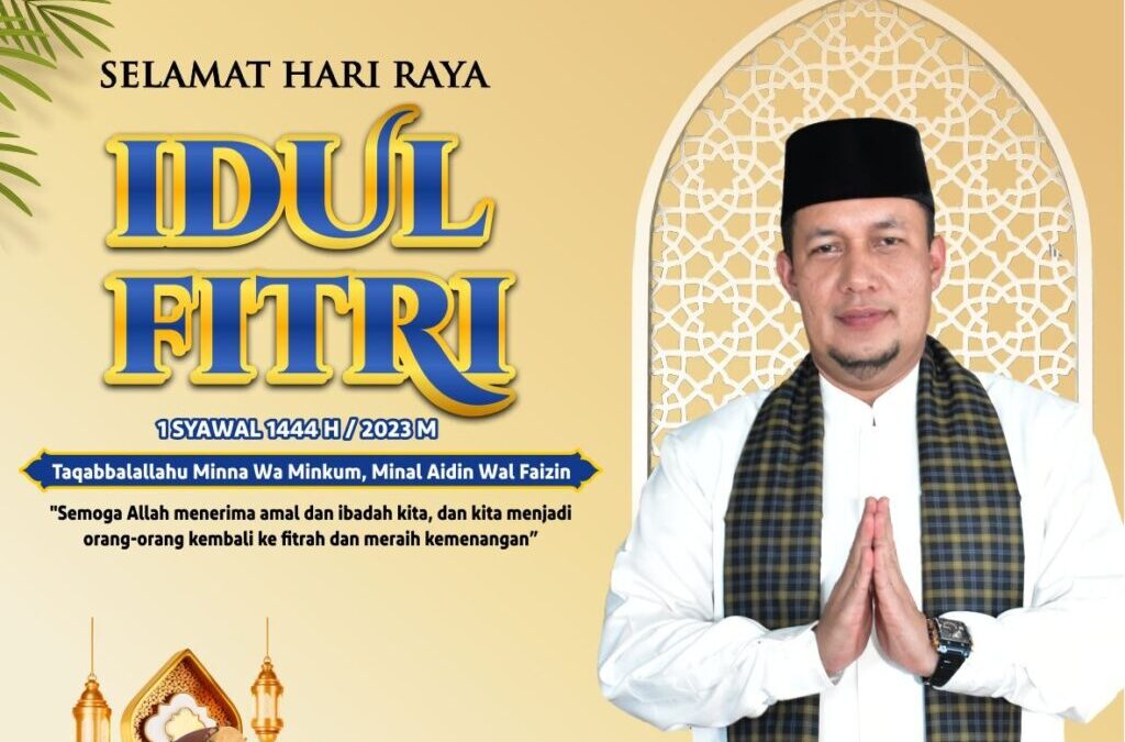 CIVITAS AKADEMIKA UIN MAHMUD YUNUS BATUSANGKAR mengucapkan : SELAMAT HARI RAYA IDUL FITRI 1444 H/2023 M