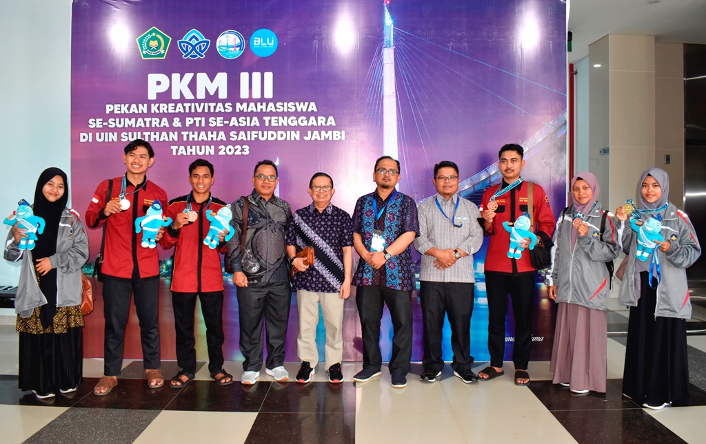 Kontingen UIN Mahmud Yunus Batusangkar Sukses Raih Medali Emas dan 4 Perunggu Hari Ke 3 PKM III UIN STS Jambi