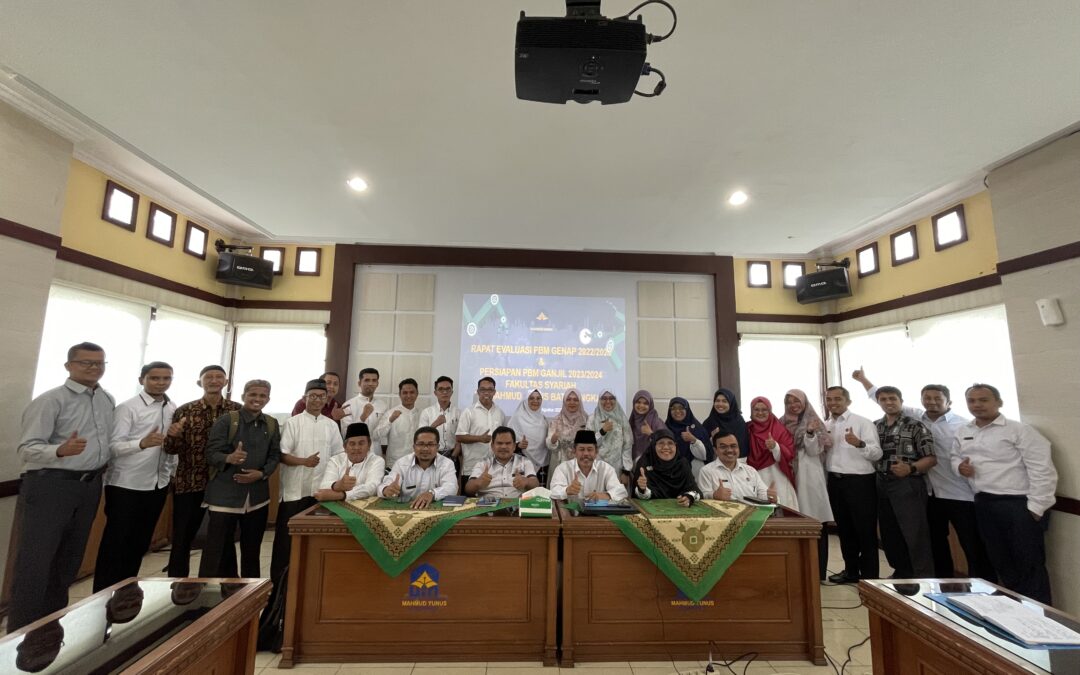 WUJUDKAN PROSES PEMBELAJARAN YANG BERMUTU FAKULTAS SYARIAH LAKSANAKAN EVALUASI PEMBELAJARAN SEMESTER GENAP 2022/2023 DAN PERSIAPAN PEMBELAJARAN SEMESTER GANJIL 2023/2024