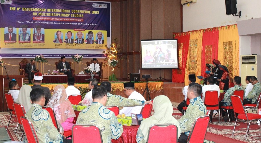 Pascasarjana UIN Mahmud Yunus Batusangkar Gelar International Conference, Undang Pembicara dari Lima Negara, Empat Benua.