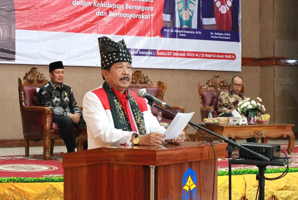 Perkuat Nilai-nilai Pancasila, Mahasiswa Pascasarjana UIN Mahmud Yunus Batusangkar Terima Kuliah Umum Dari Kepala BPIP RI