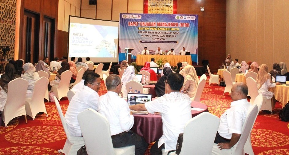 Tingkatkan Mutu Pendidikan, LPM UIN Mahmud Yunus Batusangkar Gelar Rapat Tinjauan Manajemen