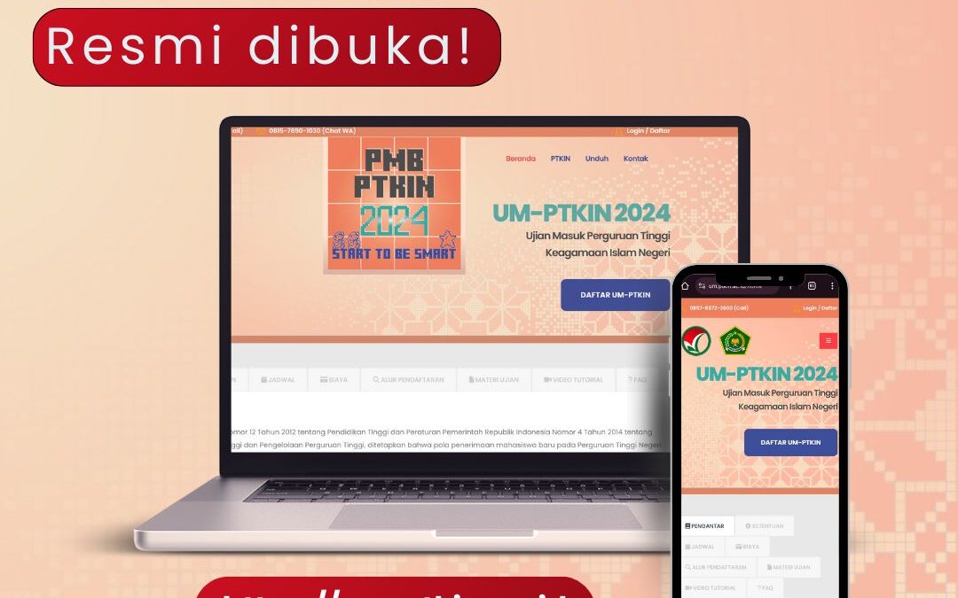 Pendaftaran UM-PTKIN 2024 Sudah Dibuka! Berikut Ketentuan dan Jadwal Pelaksanaannya