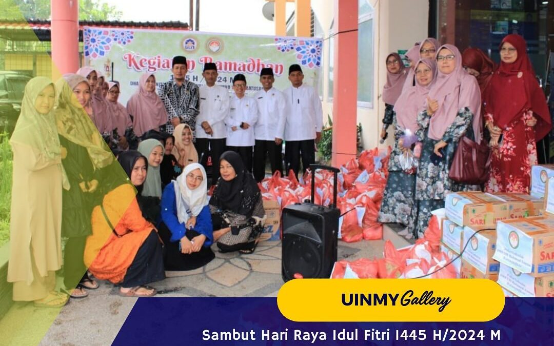 Sambut Hari Raya Idul Fitri 1445 H/2024 M DWP UIN Mahmud Yunus Batusangkar Bagi Paket Lebaran