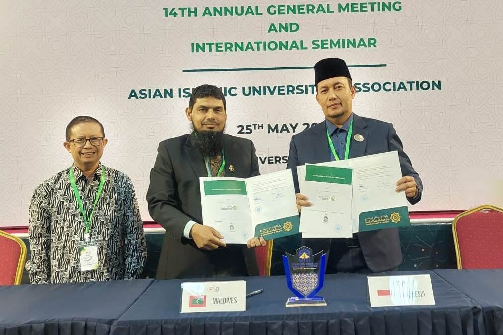 Perkuat Kerjasama Internasional, UIN Mahmud Yunus Batusangkar Tekan MoU Dengan Empat Perguruan Tinggi Di Asia.