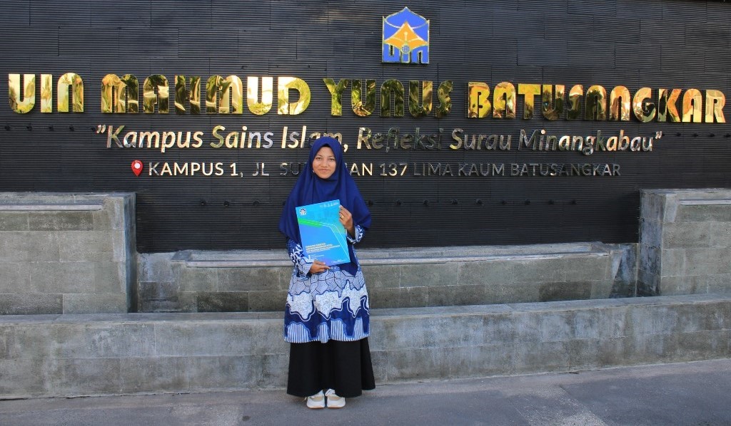 Lailan Najmi Mahasiswa UIN Mahmud Yunus Batusangkar Raih Juara MTQ Tingkat Internasional
