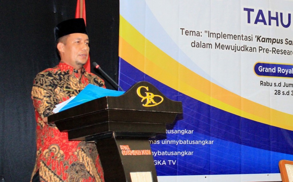 Wujudkan Pre-Research University dan Asta Cita Presiden, Rektor UIN Mahmud Yunus Batusangkar Buka Raker 2024