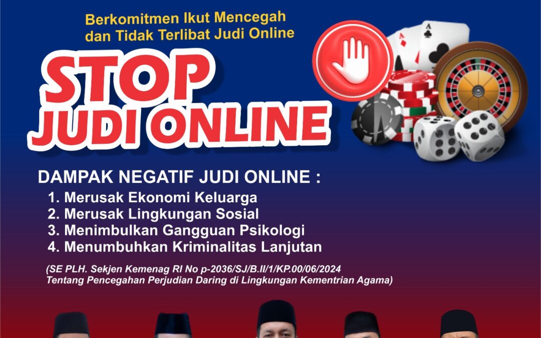 Judi Online Merusak Generasi, Rektor UIN Mahmud Yunus Batusangkar Ajak Masyarakat Tinggalkan Judi