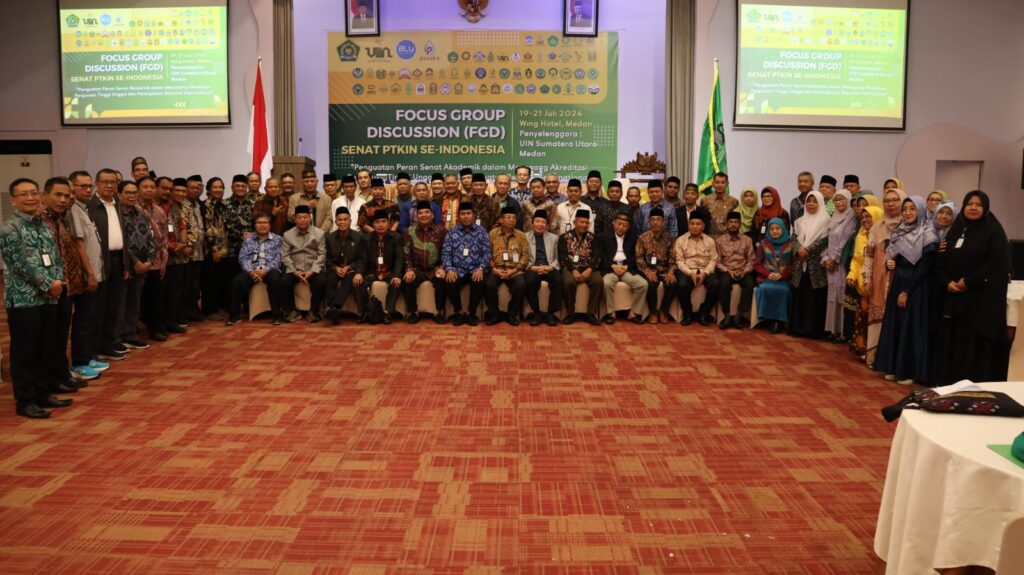 Dorong Penguatan Senat: Prof. Dr. Hj. Elimartati, M. Ag Berperan Aktif dalam FGD Forum Senat Akademik PTKIN se-Indonesia di Medan