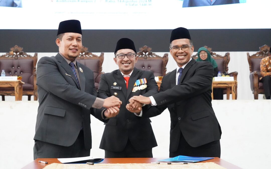 Sertijab Rektor UIN Mahmud Yunus Batusangkar, Mari Bergandeng Tangan Majukan Perguruan Tinggi di Tanah Datar.