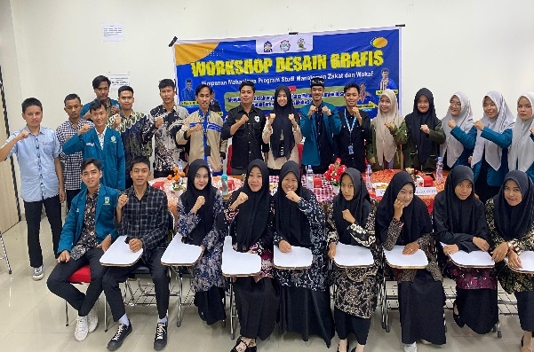 Tingkatkan Kreativitas Mahasiswa, HMPS Mazawa FEBI Gelar Workshop Desain Grafis