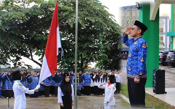 Pimpin Upacara Hari Kesaktian Pancasila, Rektor UIN Mahmud Yunus Batusangkar Kekuatan Pancasila Sebagai Ideologi Dasar Negara