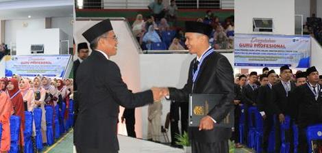 Kukuhkan 428 Guru Profesional, Mari Mencetak Generasi Unggul