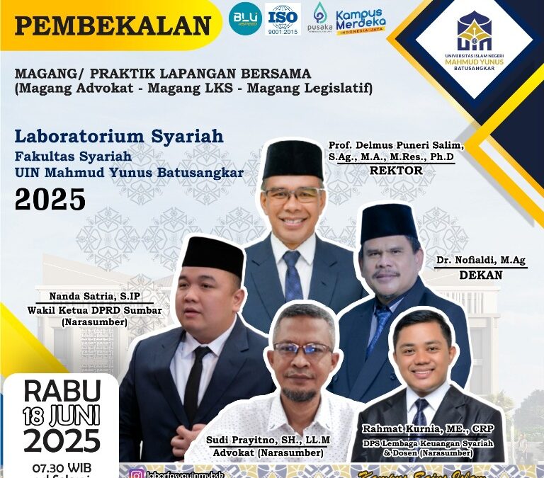 Dari Kelas ke Lapangan: Mahasiswa UIN Mahmud Yunus Batusangkar Menyusun Jejak Pertama di Dunia Kerja
