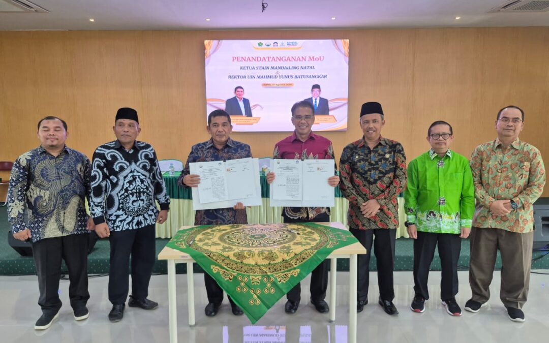 STAIN Madina dan UIN Mahmud Yunus Batusangkar Perkuat Sinergi Institusional dalam Rangka Transformasi Kelembagaan