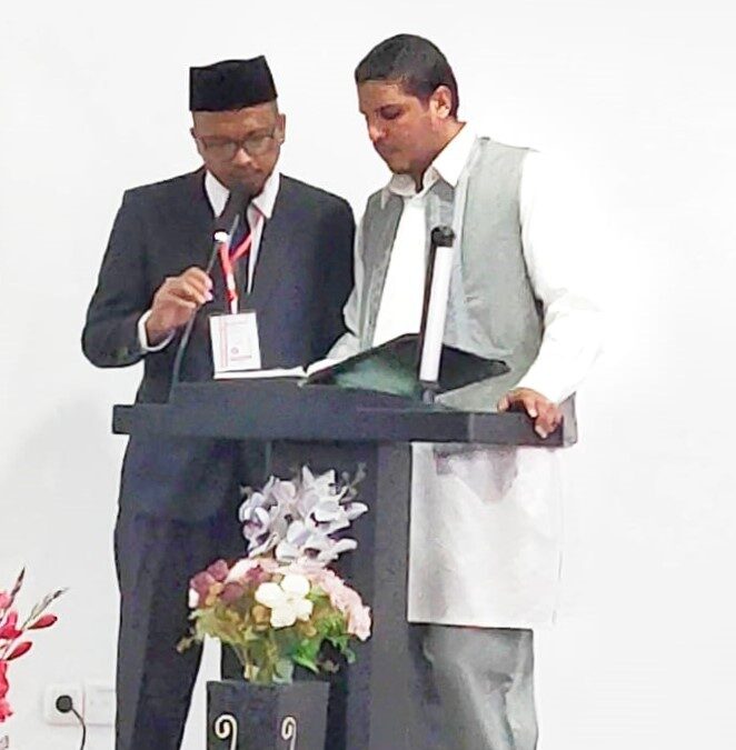 Mahasiswa Asal Libya Bacakan Doa pada Pembukaan Orientasi Pascasarjana UIN Mahmud Yunus Batusangkar