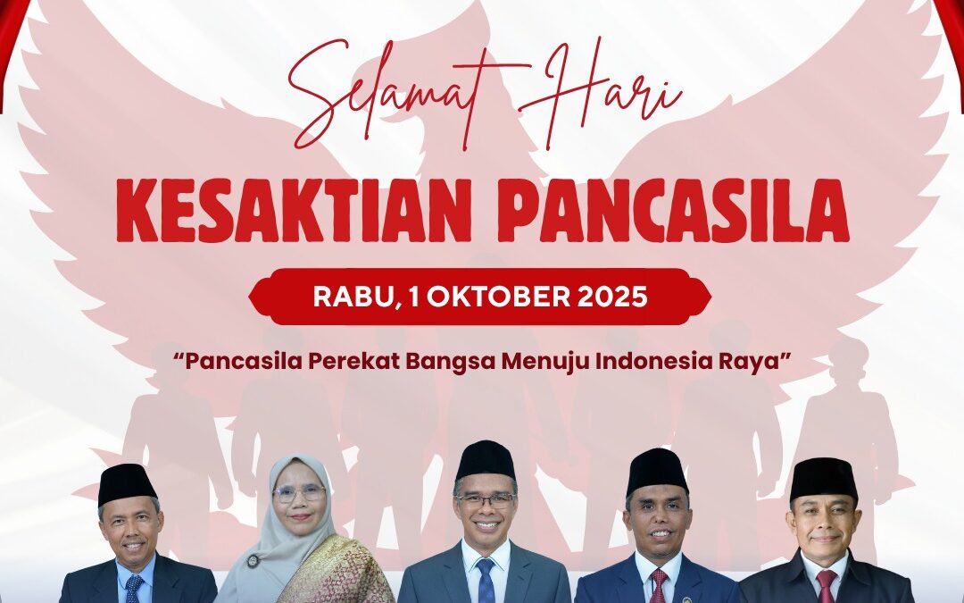 Tekankan Pentingnya Memahami Ideologi Bangsa, UIN MY Batusangkar Gelar Upacara Hari Kesaktian Pancasila