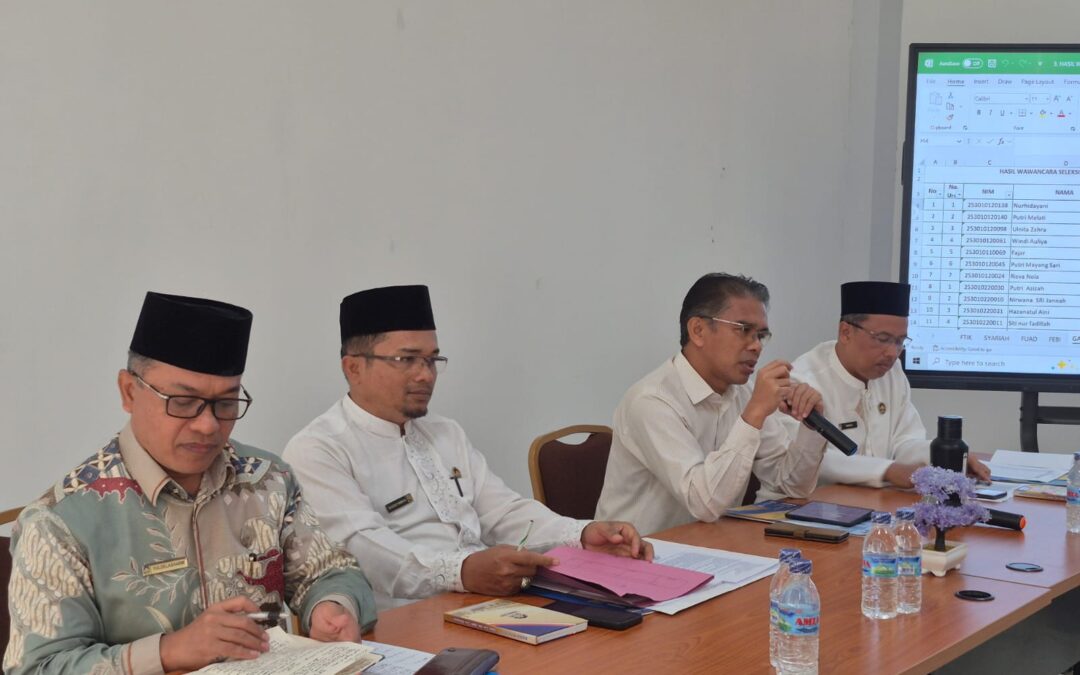 Rektor UIN Mahmud Yunus Pastikan Beasiswa KIP Tepat Sasaran dan Lancar