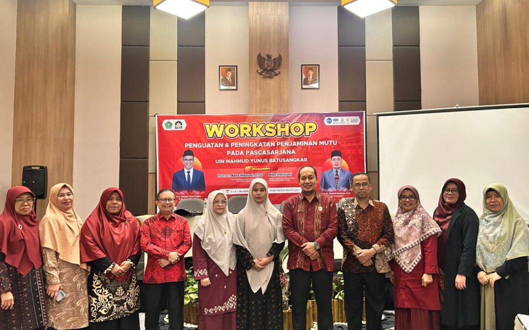 Pascasarjana UIN MY Batusangkar Mantapkan Budaya Mutu Berkelanjutan melalui Workshop