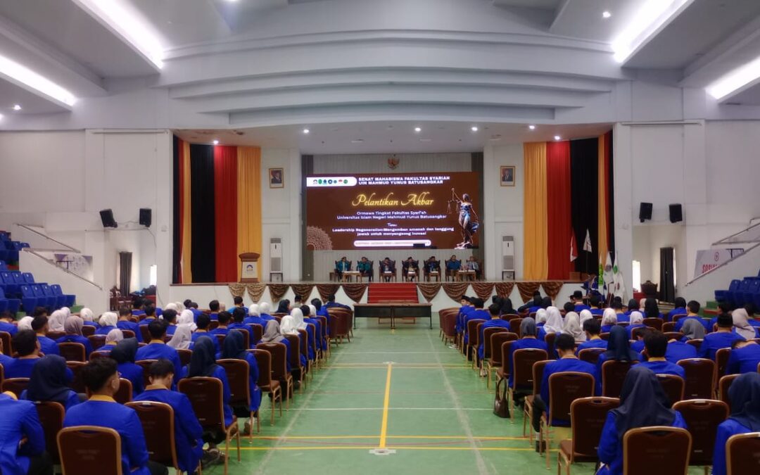 Enam Ormawa Fakultas Syariah 2026 Resmi Dilantik, UIN Mahmud Yunus Batusangkar Perkuat Tradisi Kepemimpinan Mahasiswa
