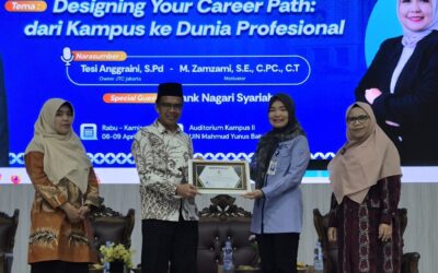 Siapkan Lulusan Unggul, UIN Mahmud Yunus Batusangkar Gelar Pelatihan Karier bagi 899 Calon Wisudawan