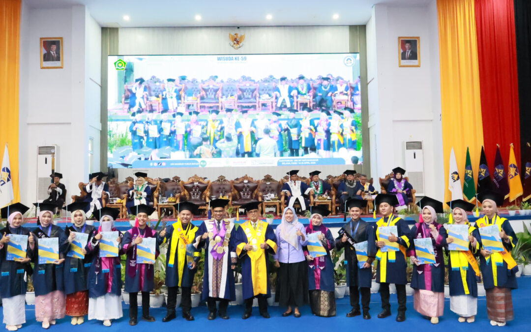 Lulusan dan Peneliti Terbaik Warnai Wisuda ke-59 UIN MY Batusangkar, Bukti Kualitas Akademik Kian Unggul