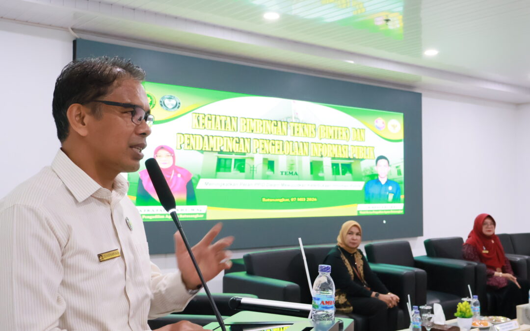 Rektor UIN MY Batusangkar Tekankan Penguatan Pelayanan Informasi Publik dalam Bimtek PPID