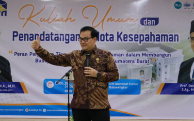 Anggota Ombudsman RI Dr. Maneger Nasution Ajak Mahasiswa UIN MY Batusangkar Jadi Generasi Kritis Pengawal Pelayanan Publik