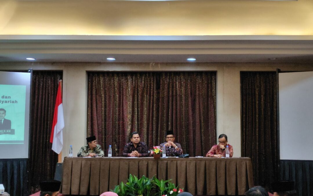 Rektor Buka Workshop Renstra dan Renop Fakultas Syariah, Perkuat Tata Kelola dan Langkah Menuju Akreditasi Unggul