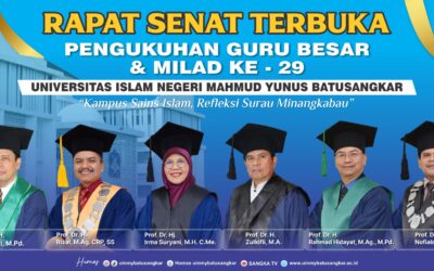 UIN Mahmud Yunus Batusangkar Bersiap Gelar Pengukuhan Enam Guru Besar