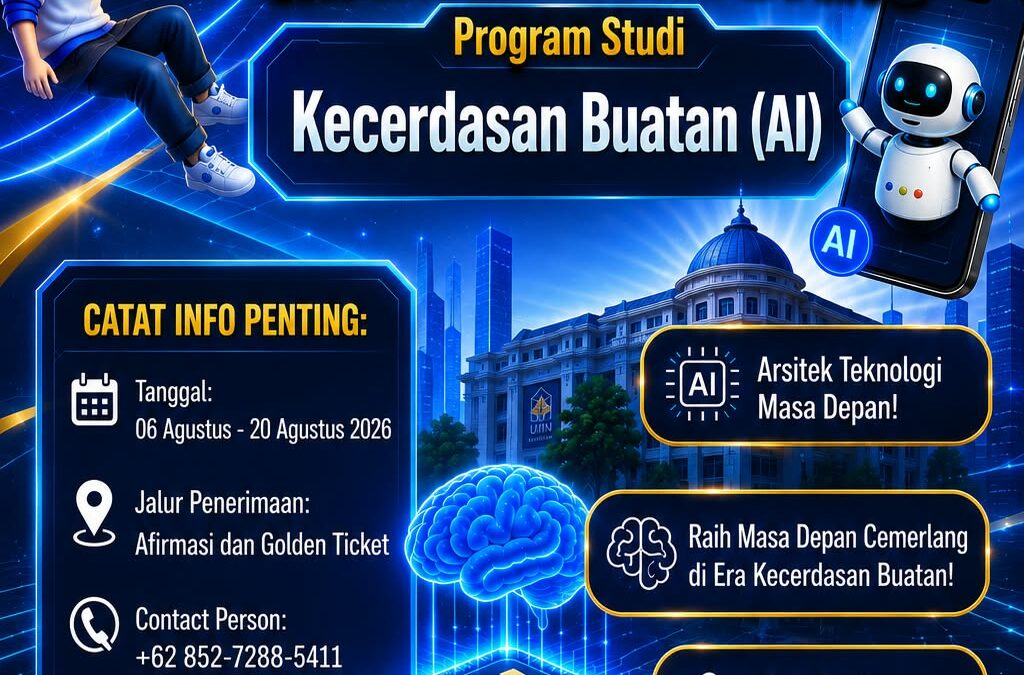UIN Mahmud Yunus Batusangkar Buka Penerimaan Mahasiswa Baru Prodi Kecerdasan Buatan, Ada UKT Rp400 Ribu bagi 20 Pendaftar Pertama