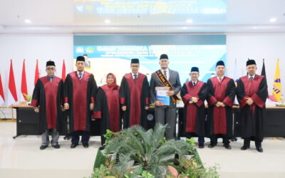 Yusnen Resmi Sandang Gelar Doktor ke-7 UIN Mahmud Yunus Batusangkar, Hadirkan Model Mitigasi Bencana Gunung Marapi Berbasis Pentahelix dan Nilai-Nilai Islam