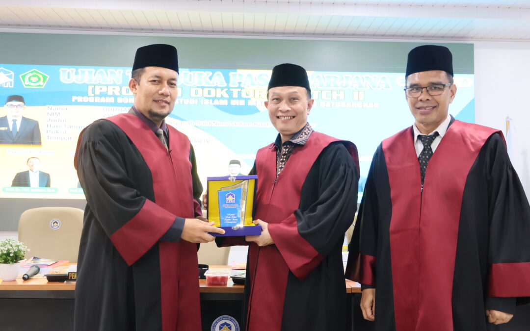 10 Doktor Lahir dalam Dua Batch, Pascasarjana UIN Mahmud Yunus Batusangkar Tegaskan Kematangan Tata Kelola Akademik